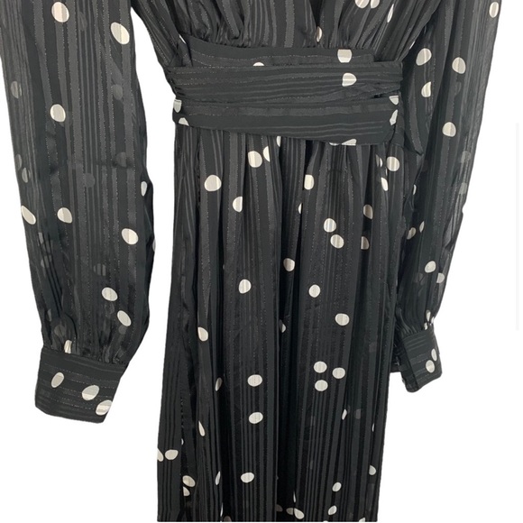 Nwt FRENCH Paris Sheer Polka Dot Dress - Picture 4 of 12